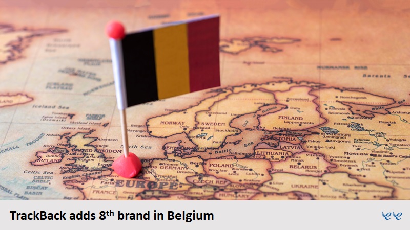 TrackBack adds 8th Brand in Belgium